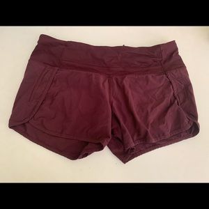 Lululemon Mauve Shorts